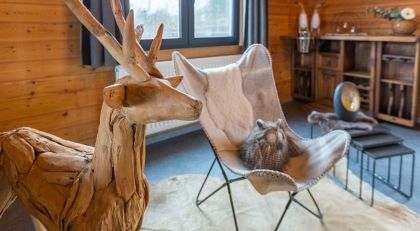 Chalet Faro Durbuy vakantiewoning sfeervolle decoratie