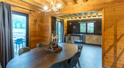 Chalet faro Durbuy luxe vakantiehuis met volledig ingerichte keuken