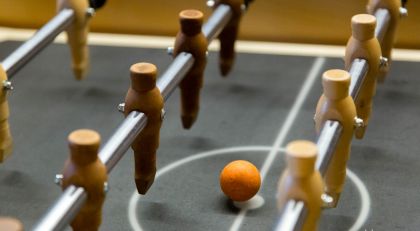 chalet Faro Durbuy - professionele Jupiter kickertafel op mezaninne