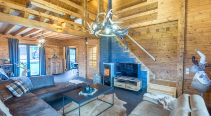 Chalet Faro Durbuy suites, luxe vakantiehuis met zwembad sauna en jacuzzi huren in de Ardennen