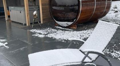 luxe en wellness in Chalet Faro Durbuy Suites met sauna, zwembad, poolhouse en spa
