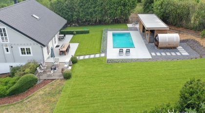 luxe en wellness in Chalet Faro Durbuy Suites met sauna, zwembad, poolhouse en spa