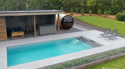 luxe en wellness in Chalet Faro Durbuy Suites met sauna, zwembad, poolhouse en spa