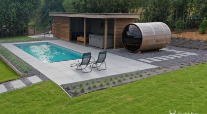 luxe en wellness in Chalet Faro Durbuy Suites met sauna, zwembad, poolhouse en spa