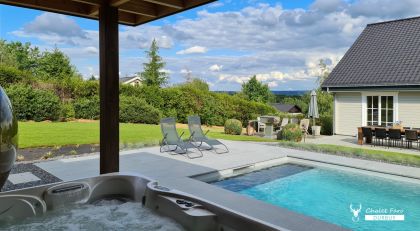 luxe en wellness in Chalet Faro Durbuy Suites met sauna, zwembad, poolhouse en spa