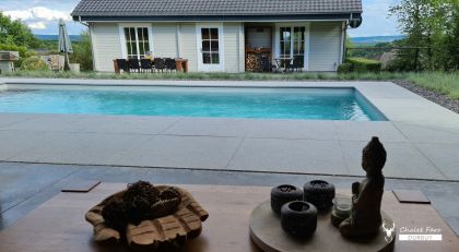 luxe en wellness in Chalet Faro Durbuy Suites met sauna, zwembad, poolhouse en spa