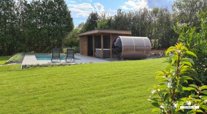 luxe en wellness in Chalet Faro Durbuy Suites met sauna, zwembad, poolhouse en spa