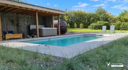 luxe en wellness in Chalet Faro Durbuy Suites met sauna, zwembad, poolhouse en spa
